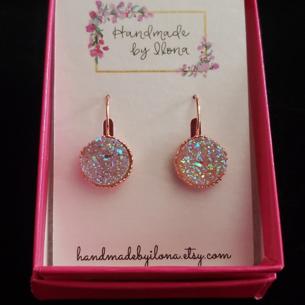 Earrings  nwot handmade. Sparkly